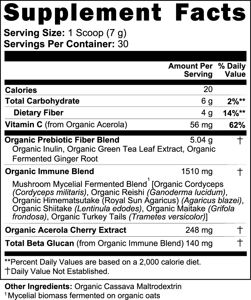 Mykoria Fermented Mushroom Powder | Dietary Supplement | 210g