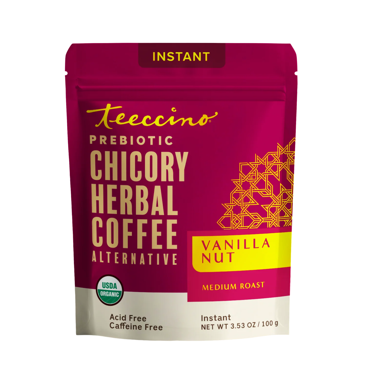 Instant Vanilla Nut Herbal Coffee