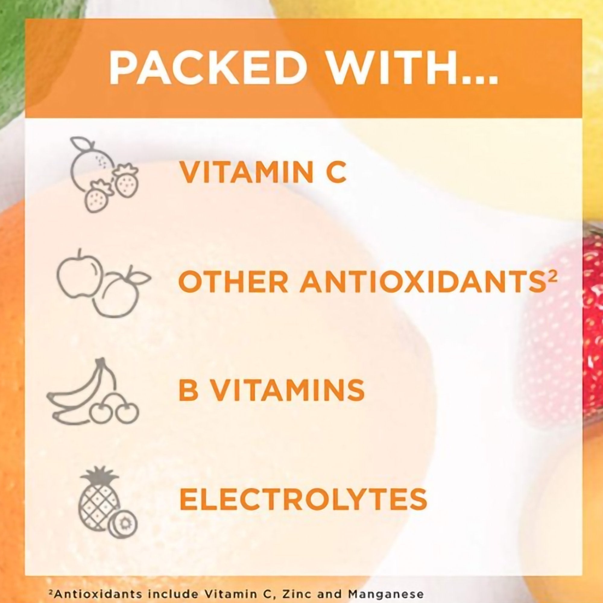 Emergen-C® Vitamin C Daily Immune Support Drink Mix, Super Orange Flavor 07631430203