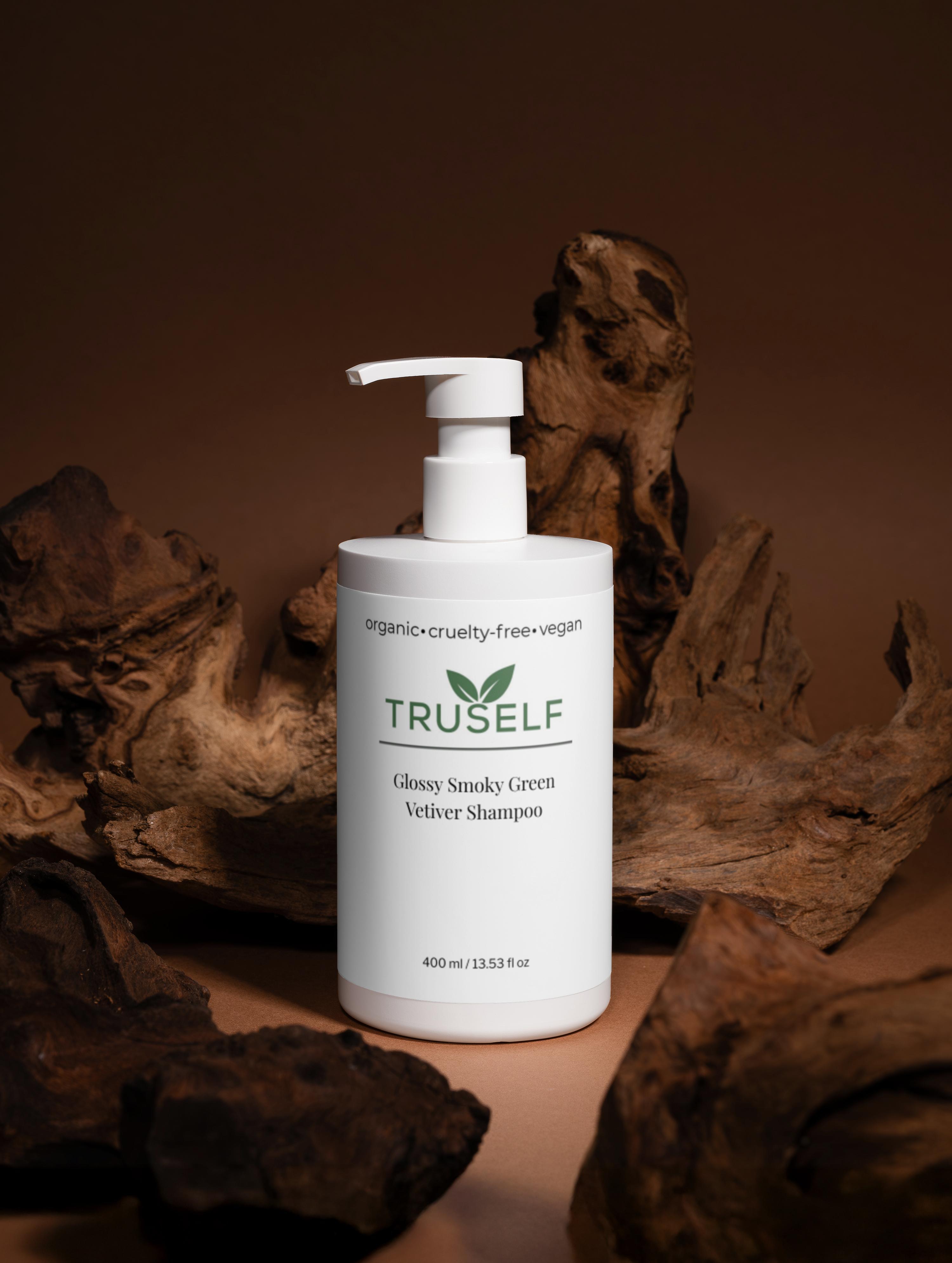Glossy Smoky Green Vetiver Shampoo