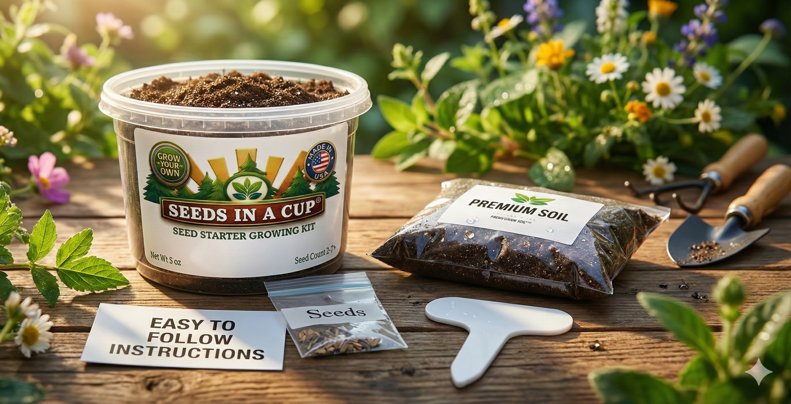 Rosemary Grow Kit | Grow Fresh Rosemary from Seed | Seeds In A Cup®