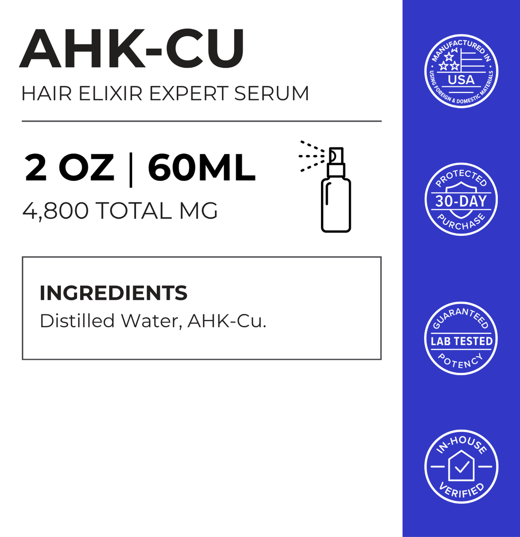 AHK-Cu Peptide, Hair Elixir 4800mg