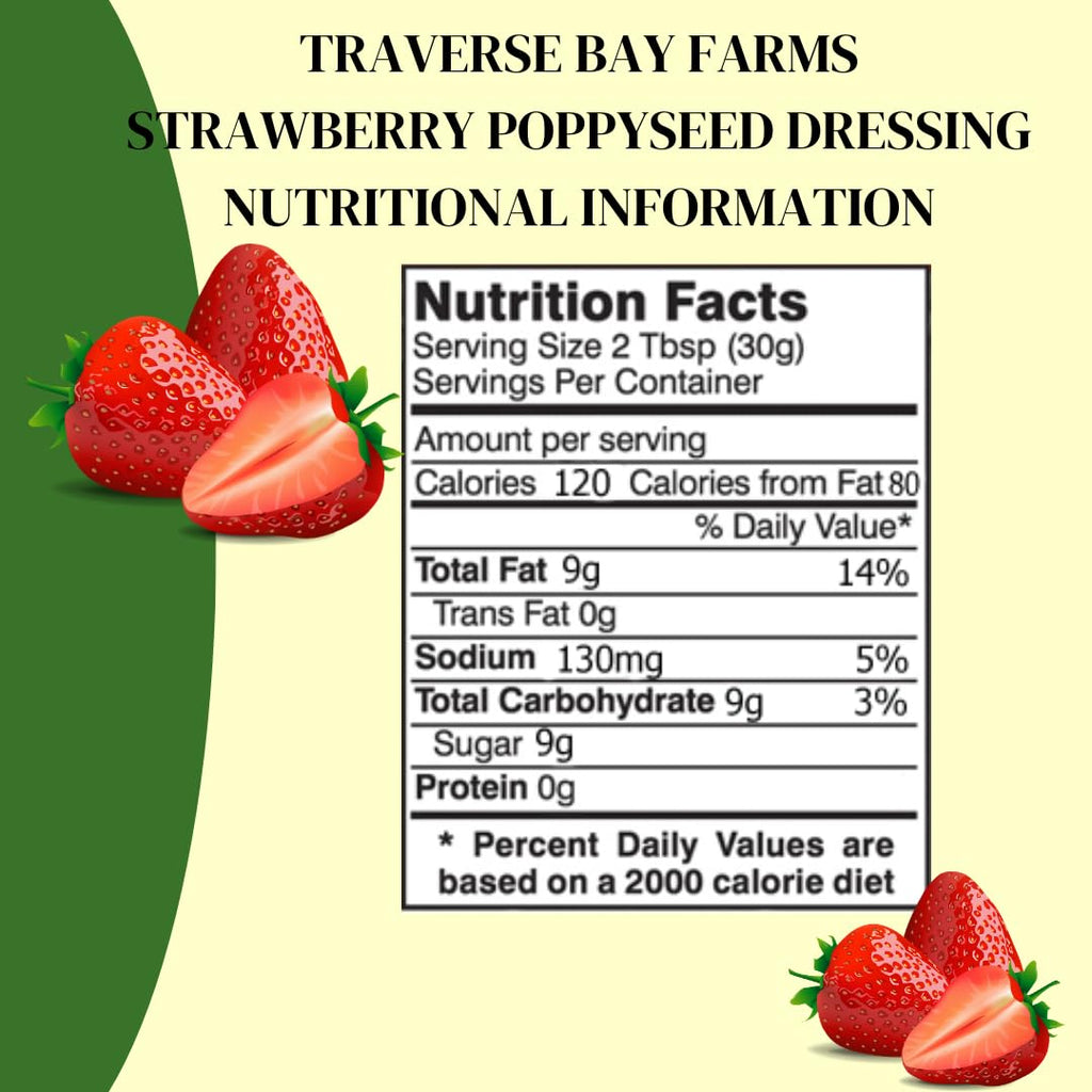 Strawberry Poppyseed Salad Dressing, 12 oz.