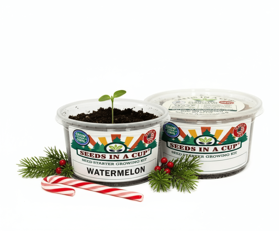 Watermelon Grow Kit | Grow Crimson Sweet Watermelon from Seed | Seeds In A Cup®