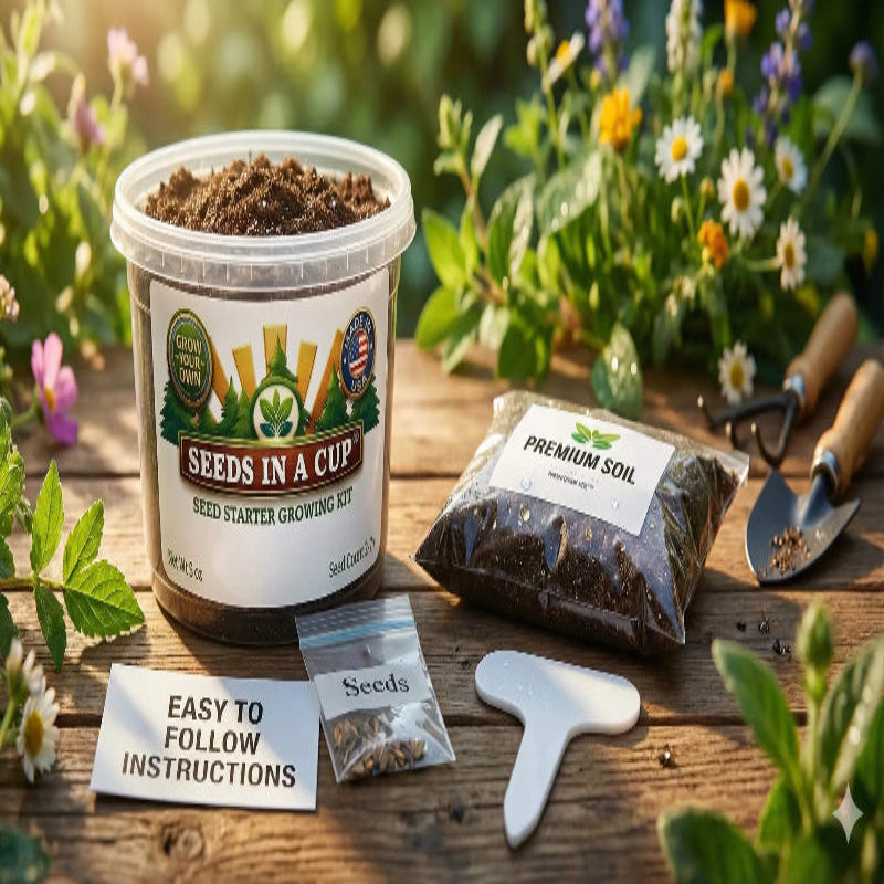 Lettuce Grow Kit | Grow Lettuce from Seed | Seeds In A Cup®