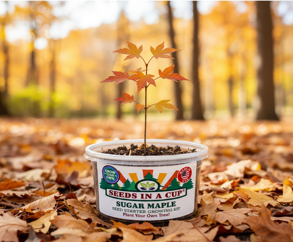 Sugar Maple Tree Grow Kit | Grow Sugar Maple from Seed | Seeds In A Cup®
