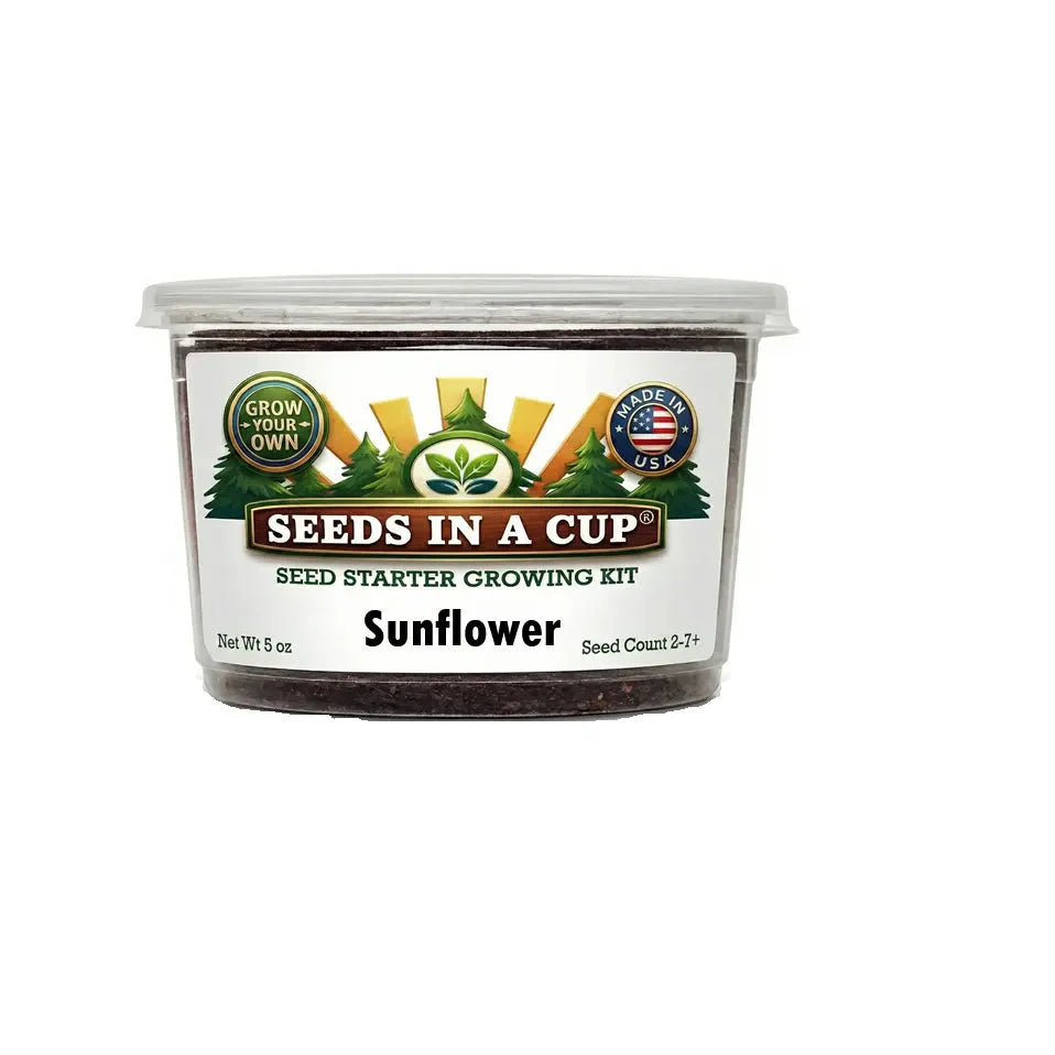 Sunflower Grow Kit | Grow Giant Sunflowers from Seed | Seeds In A Cup®