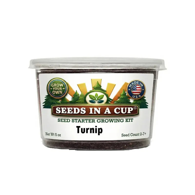 Turnip Grow Kit | Grow Turnip from Seed | Seeds In A Cup®